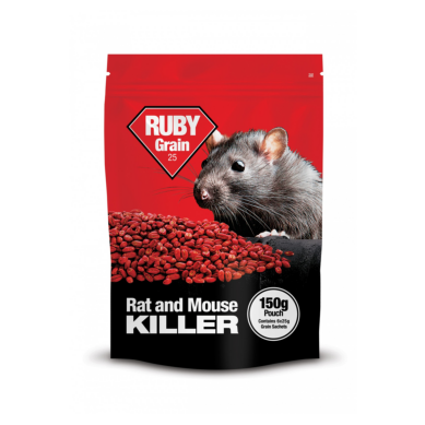 Lodi Ruby Grain 25g – Rodent Bait Sachets (150g Total)
