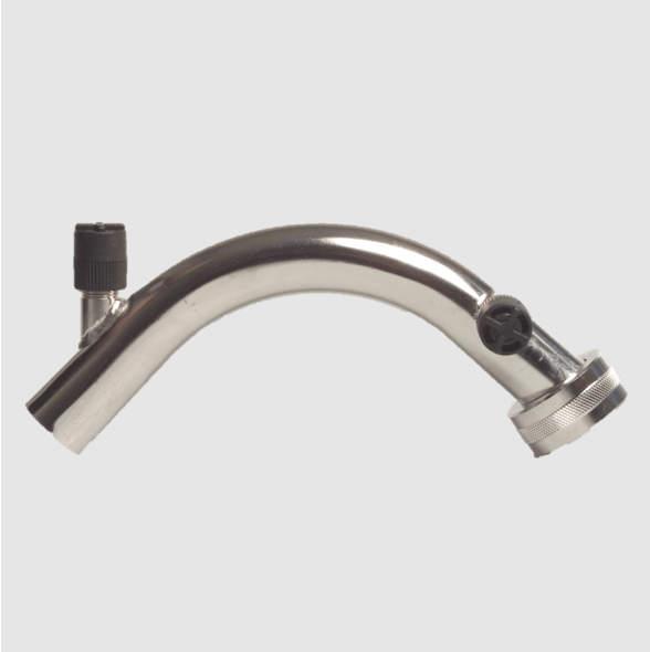 Stainless Steel 90° Outlet 32mm with 2 x 3/8″ Drains