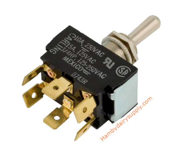 DPDT switch - Bender 6265 or Mueller 8800853 4999-1010-511