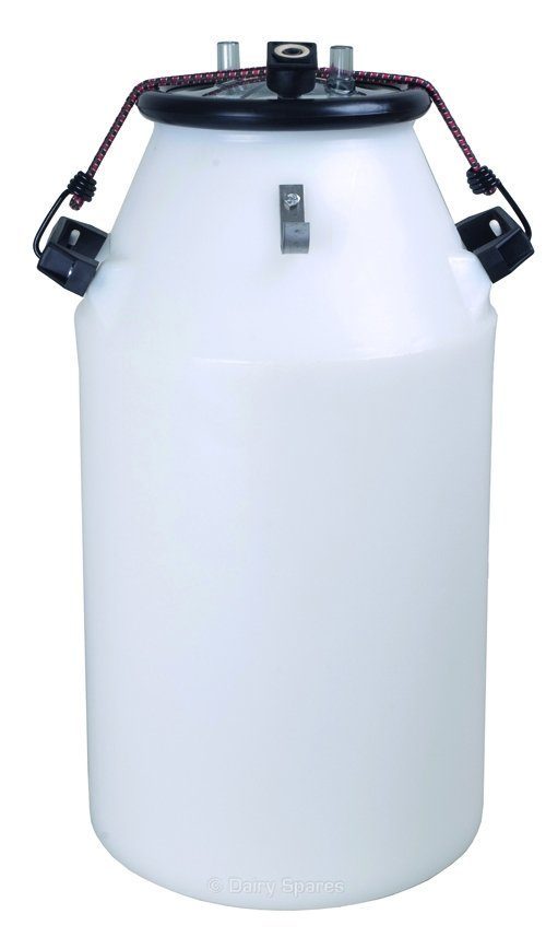 Dairy Spares Milk Bucket Original c/w 14mm Pulsator Lid (Needs Pulsator) – DB24A DB24A