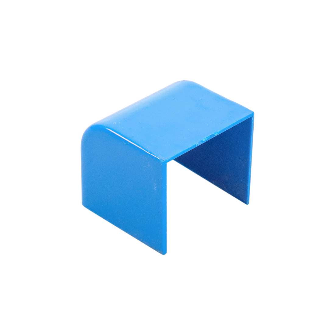 Square PVC end cap - 40/40 blue D10670495