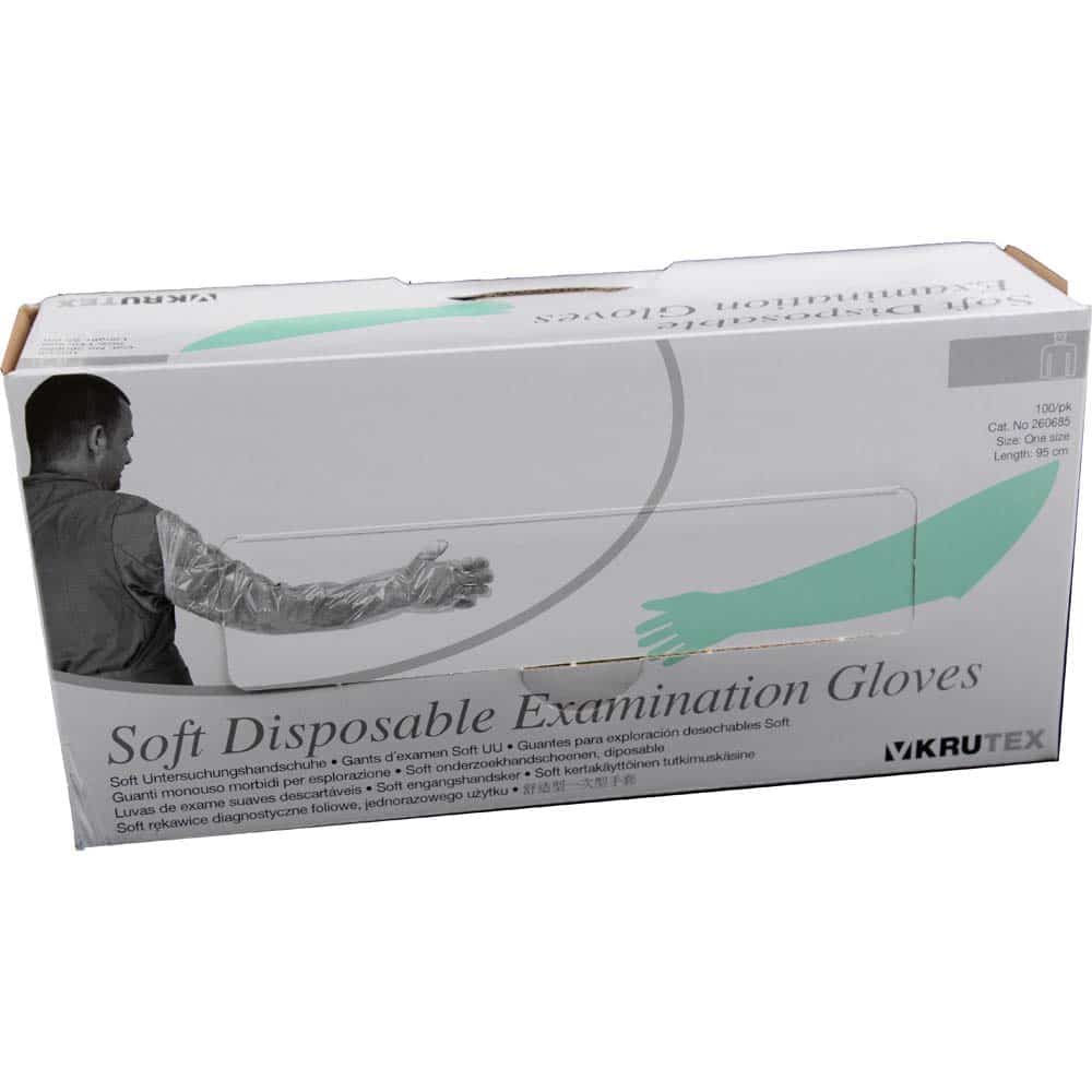 Krutex Soft Disposable AI Gloves (100)