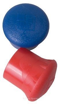 Kick Bar End Caps Red/Blue (Pair) – KB01E KB01E