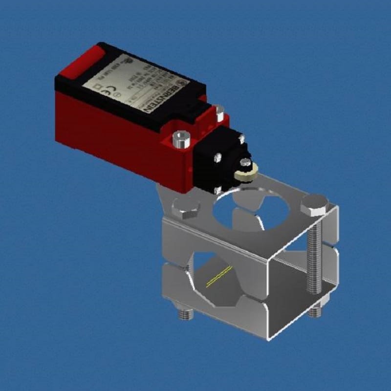 Dairymaster milk filter ball valve position sensor bracket