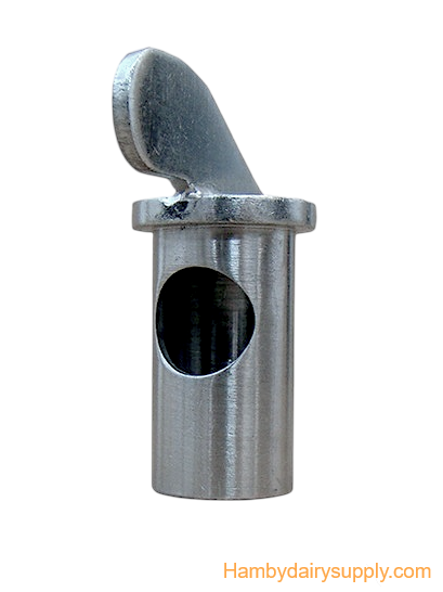 Replacement shutoff valve for DeLaval bucket lid