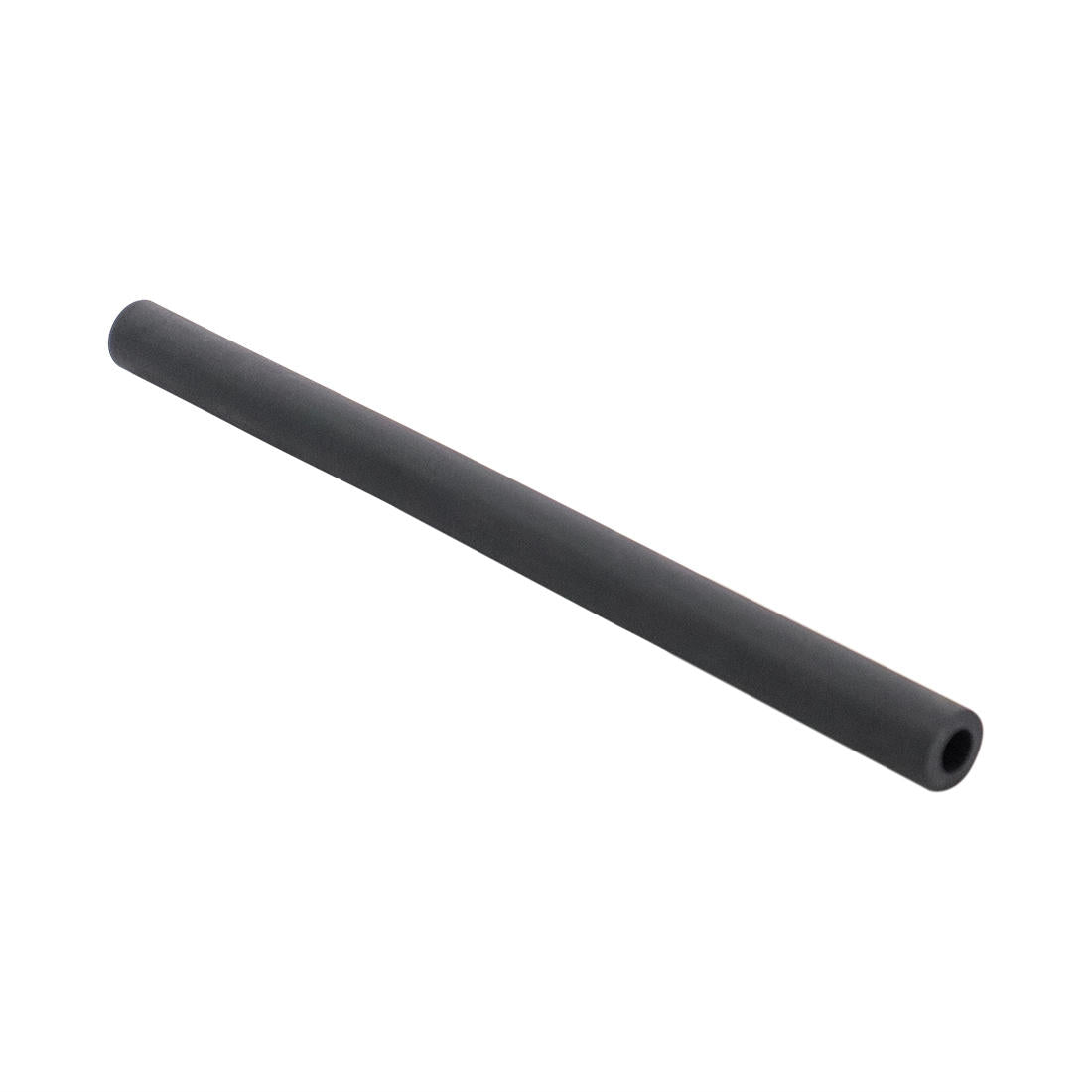 Pulsation tube short, black - Ø7mmXØ14mmX205mm/red stripe (Aftermarket)