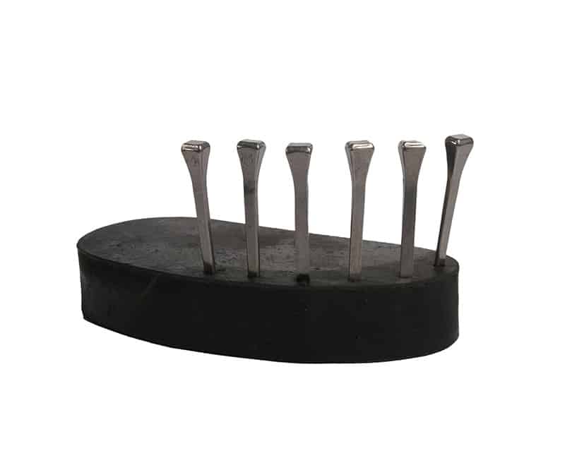 Hoof Block Rubber and Nails