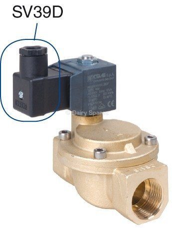 Solenoid Connector Plug for SV34/39C/39G – SV39D SV39D