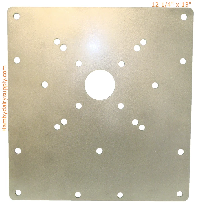 51074 Larger Rectangle Mounting Plate for MTV Agitator Drive Assembly M-3118