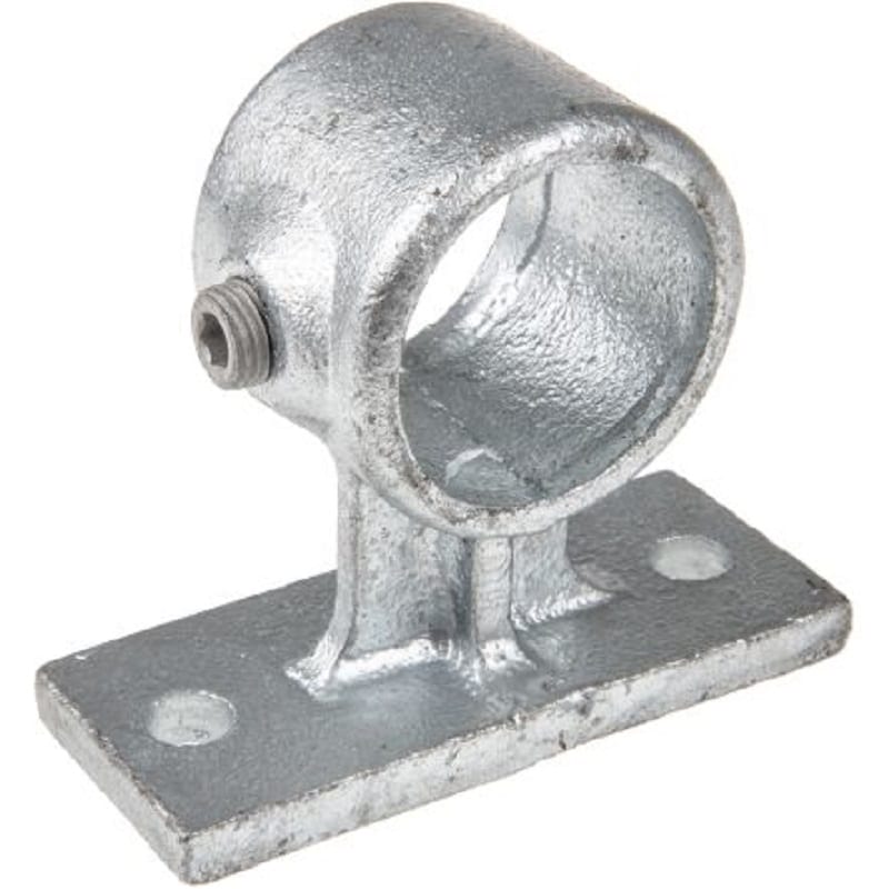 Galvanised key clamp tubular hand rail bracket (various sizes) TA346