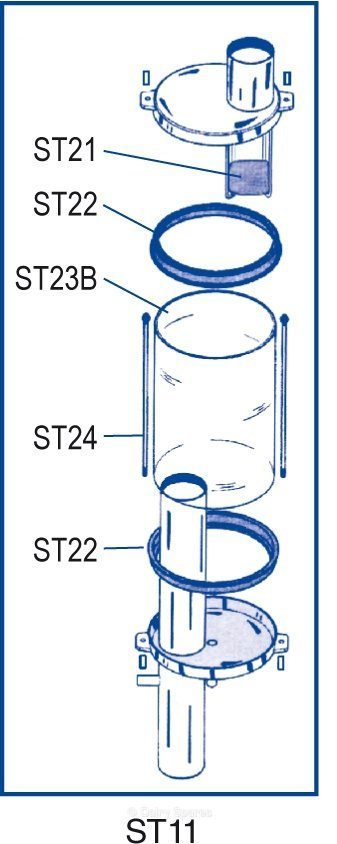 Cylinder Glass for ST11 – ST23B ST23B