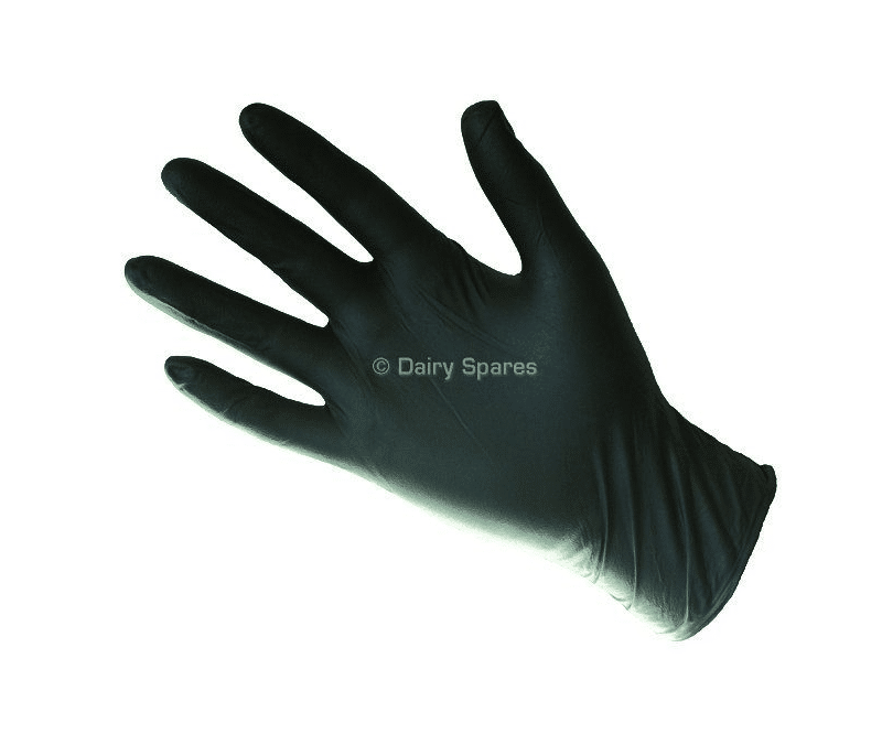 Febra Black Nitrile Milking Glove GLV48
