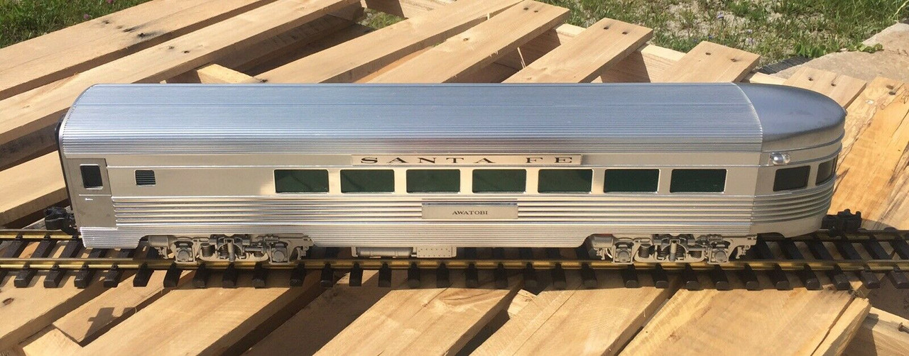 Sold! Santa Fe Streamline Observation Passenger Car - G scale - Aristocraft 816-449-1314