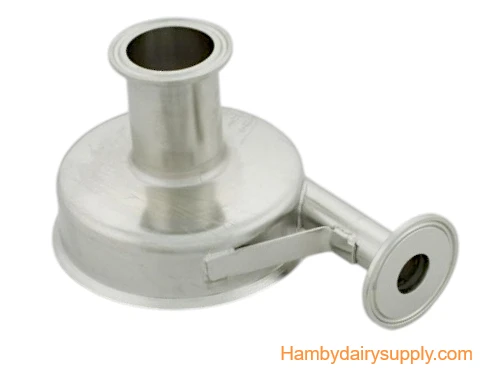 LH GEA Milk Pump Head clamp fittings 7750-0027-158
