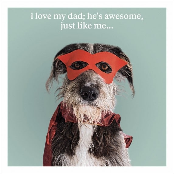 I Love My Dad Greeting Card