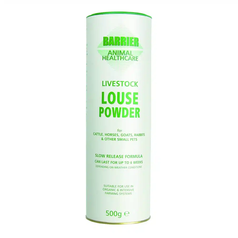 Barrier Livestock Louse Powder Shaker 500g HSE 8712