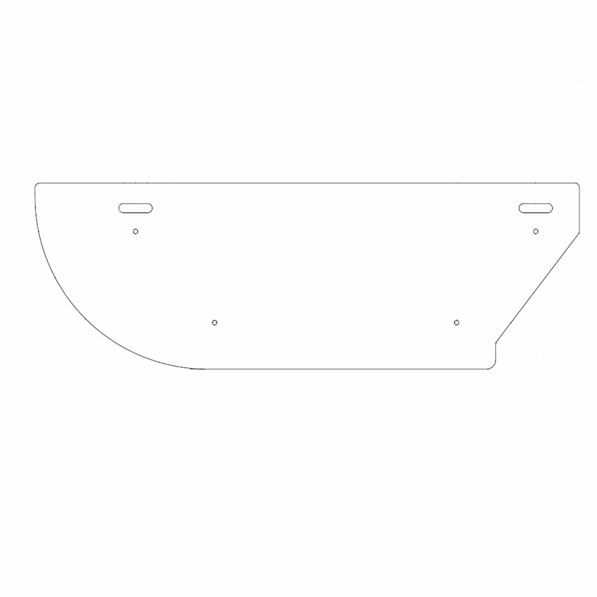 T8600 Feed Trough Dividing Plate 1.2mm Stainless Steel 8801-8860-570