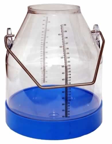 Melkeimer Kunststoff 33 Liter | blau
