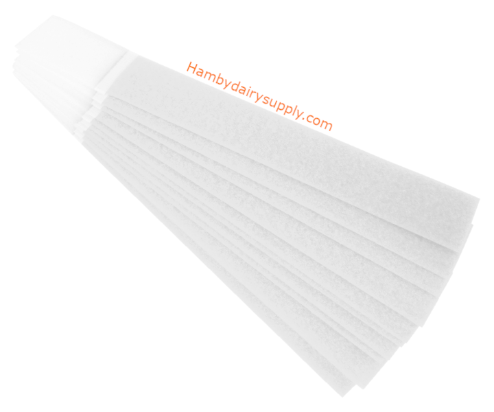 White Leg Bands - Velcro Style
