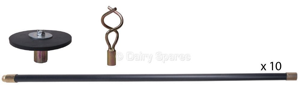 Drain Rod Set, 10 Rods c/w 2 Tools – DR01 DR01