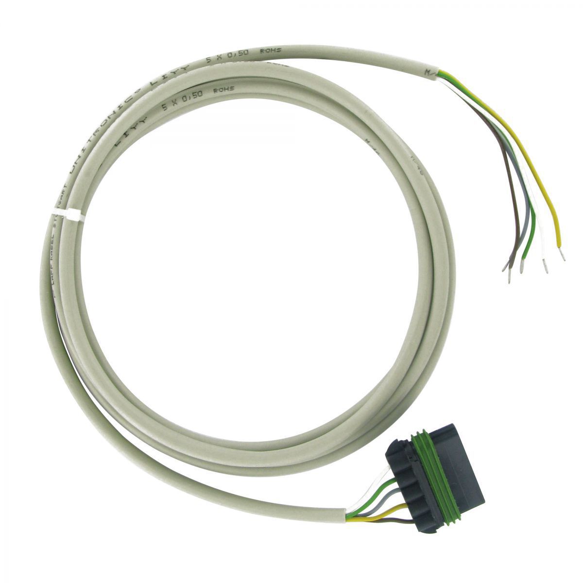 Kabel mit Stecker für GEA/Westfalia Dosiermotor (Gruppenstecker) 2,5m 001-440-000