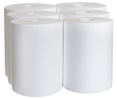 Euterpapier 6 x 800 Blatt Rollen, kernlos