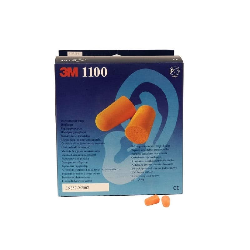 Disposable 3m ear plugs – pack of 200