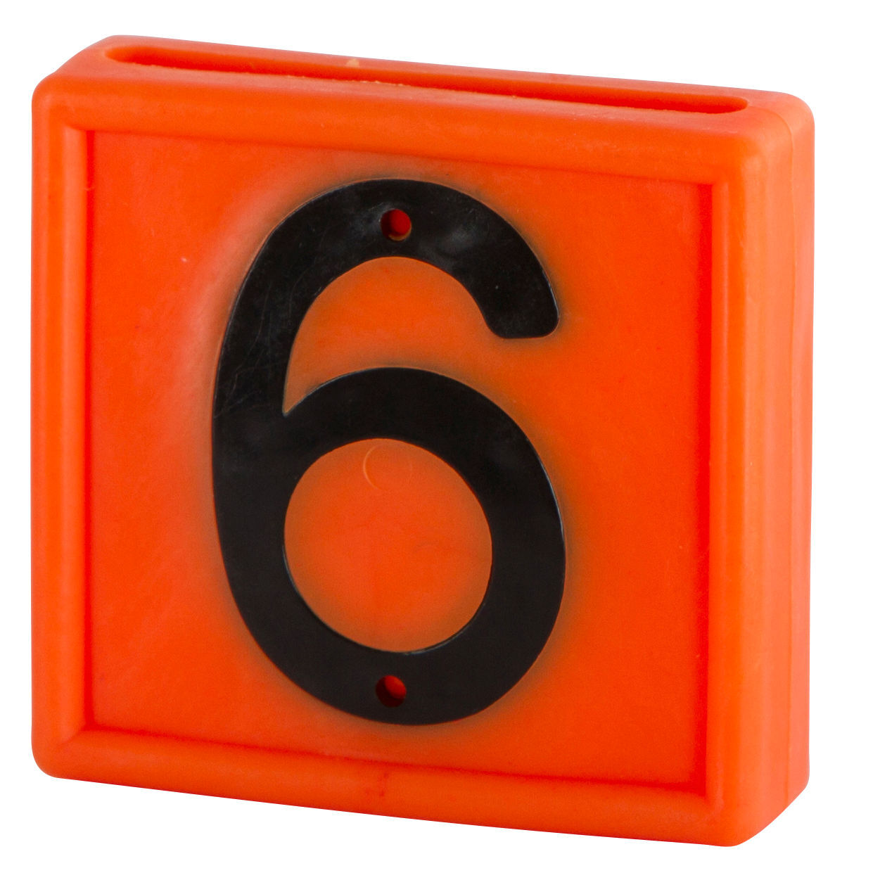 Nummernblock für Halsmarkierungsband, orange | 10er Pack