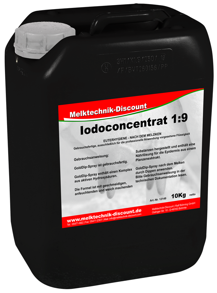 Iodoconcentrat 1:9 + 1:4 | 10 kg