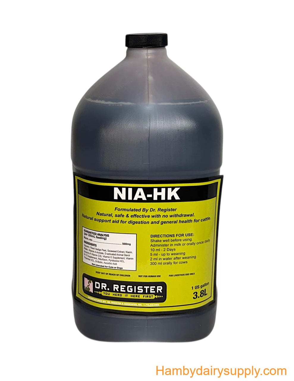 Dr. Register's NIA-HK - Gallon Jug