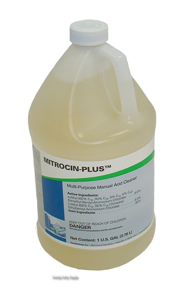 Mitrocin Plus Acid Detergent case of 4x1 gallon 7751-0040-053