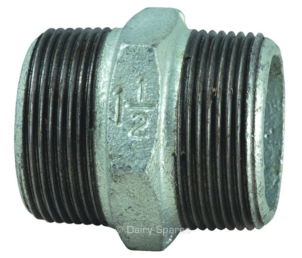Hex Nipple Male/Male BSP Sizing 1½”x1½” – 77412