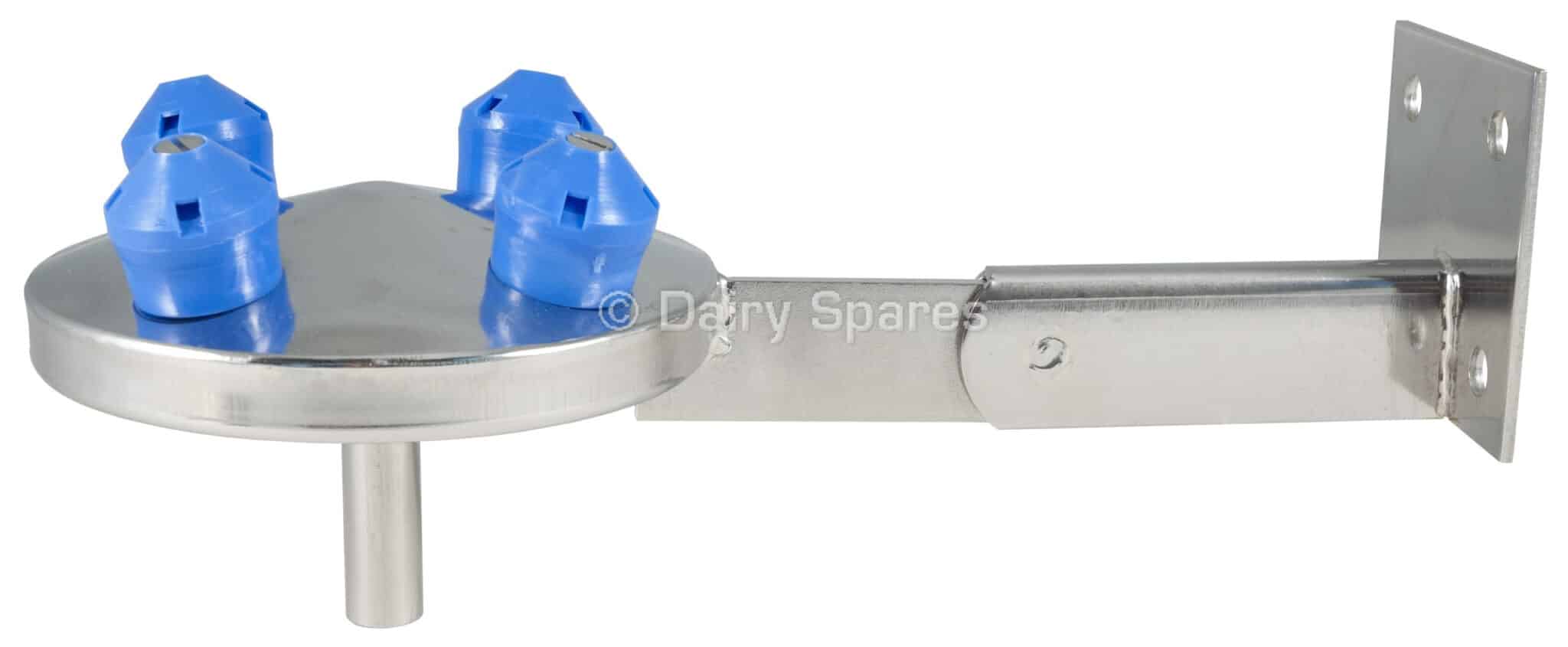 fulco Stainless Steel Fold Up Jetter Tray c/w 4 Internal Cones Wall Mounted, Straight Nipple JCA10A