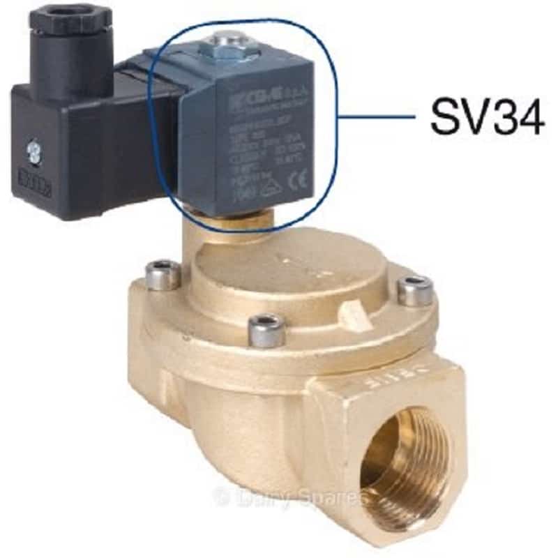 Ceme replacement water solenoid valve coil 230v SV34