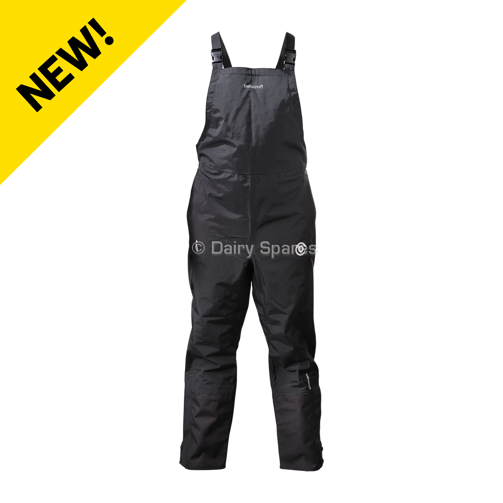 Betacraft Unisex Rover Bib Over Trousers Black – BCF18E BCF18E