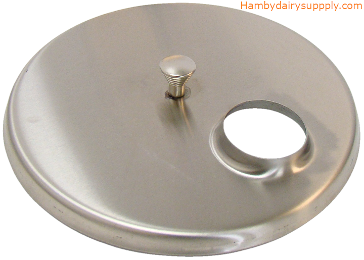 Lid Cover 7.75 inch O.D. with hole for pipe inlet - Milk Plan Cooling tanks M-8825772