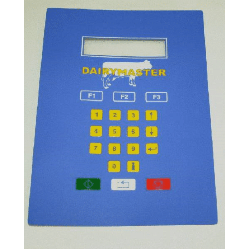 Dairymaster autowasher keypad membrane