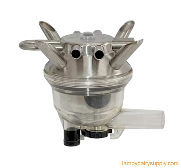 Replacement Cow Milker with shutoff for Hamby 4501 1501 1502 7750-0112-618