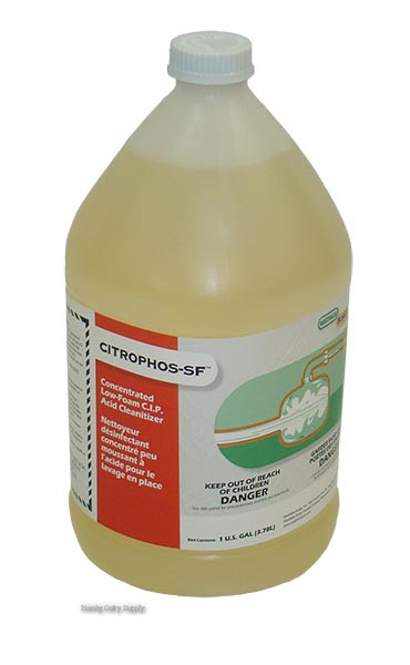 Citrophos SF Acid Detergent case of 4x1 gallon 7751-0040-185