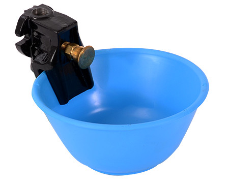 Push-Button Waterer with Plastic Bowl