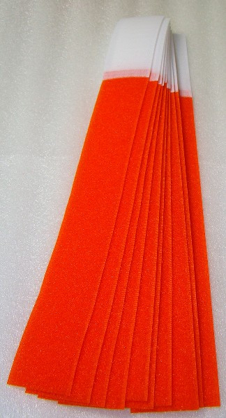 Orange Leg Bands - Velcro Style