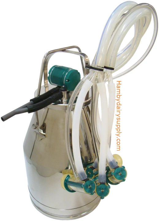 2 Sheep GEA TopFlow Z Bucket Milker with 6 gallon Stainless Steel bucket Best In Class