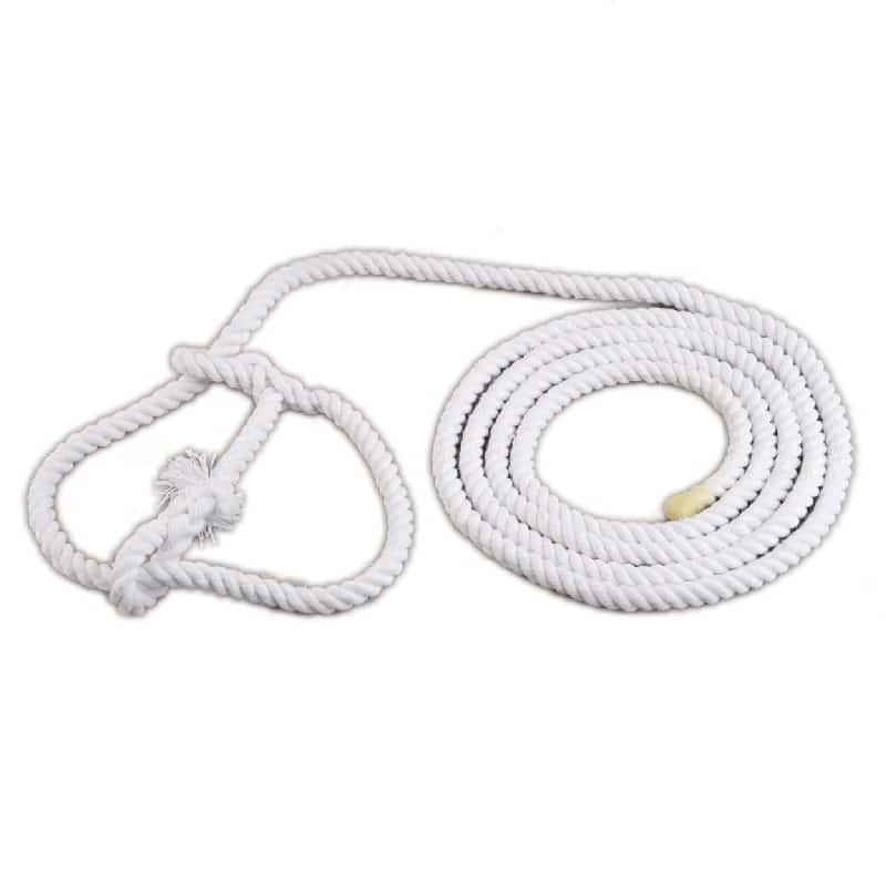Show Cotton Halter For Sheep – White – 1.8mtr x 8mm
