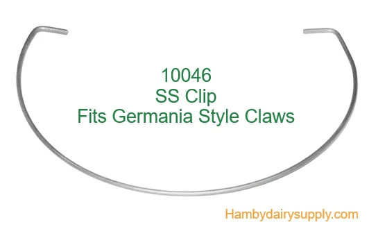 SS Clip fits Germania Delaval & California Style milking unit