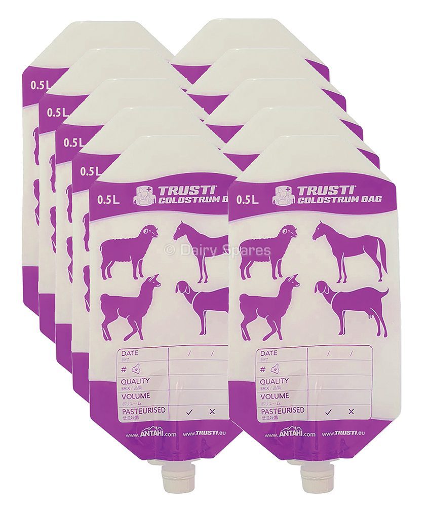 Trusti Colostrum Bag For Lambs and Kids (10 Bags) ½ltr – ANT41G ANT41G