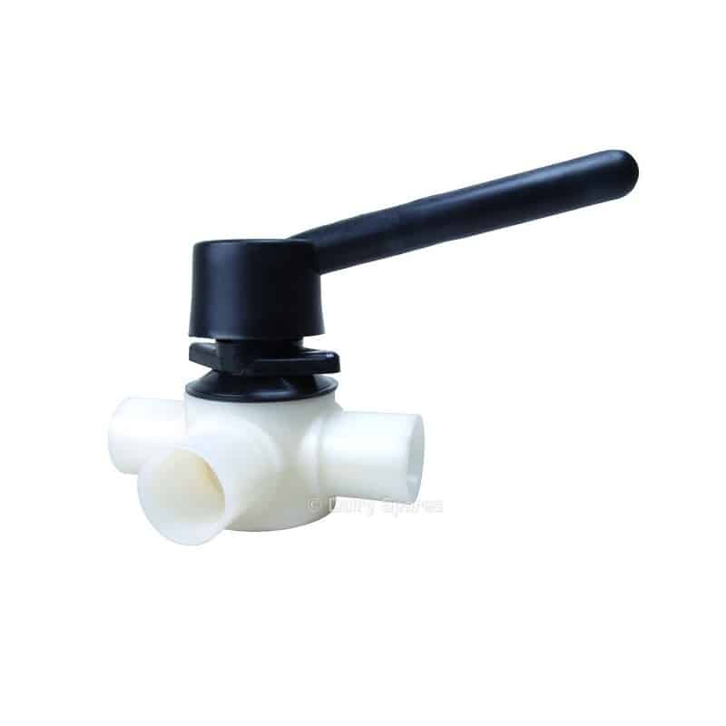 3 way milk wash valve (40mm) PP20