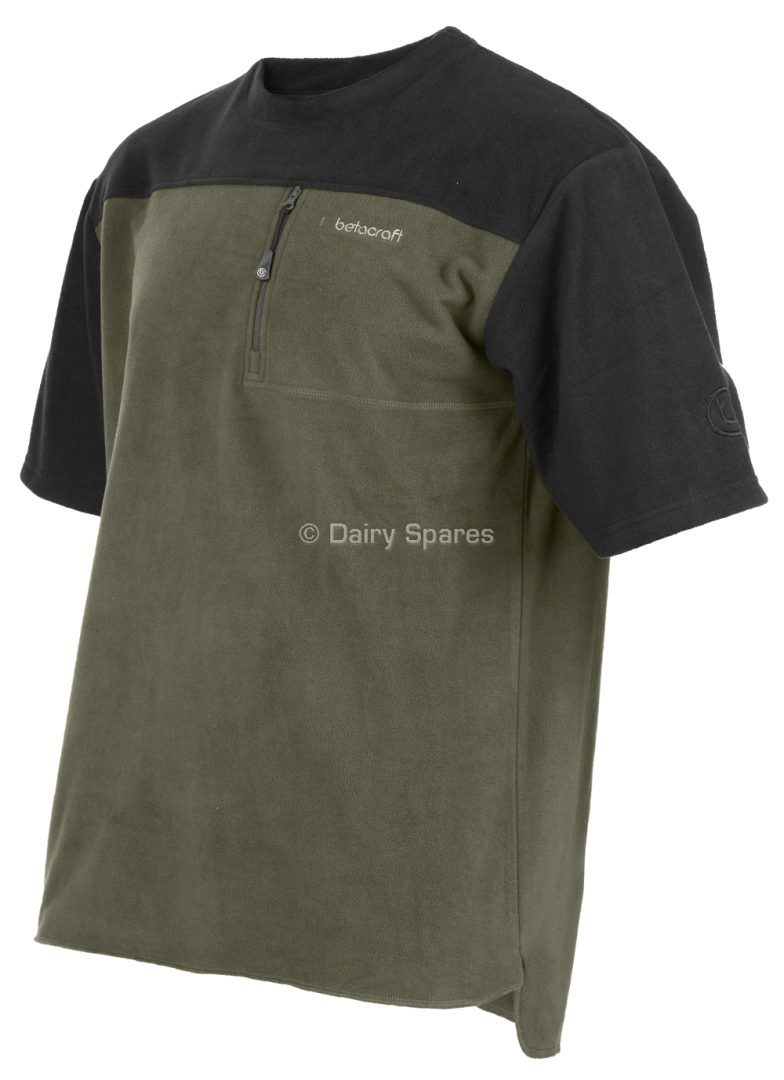 Betacraft Quest Fleece Tee Shirt Olive/Black (S) – BCF41F BCF41F