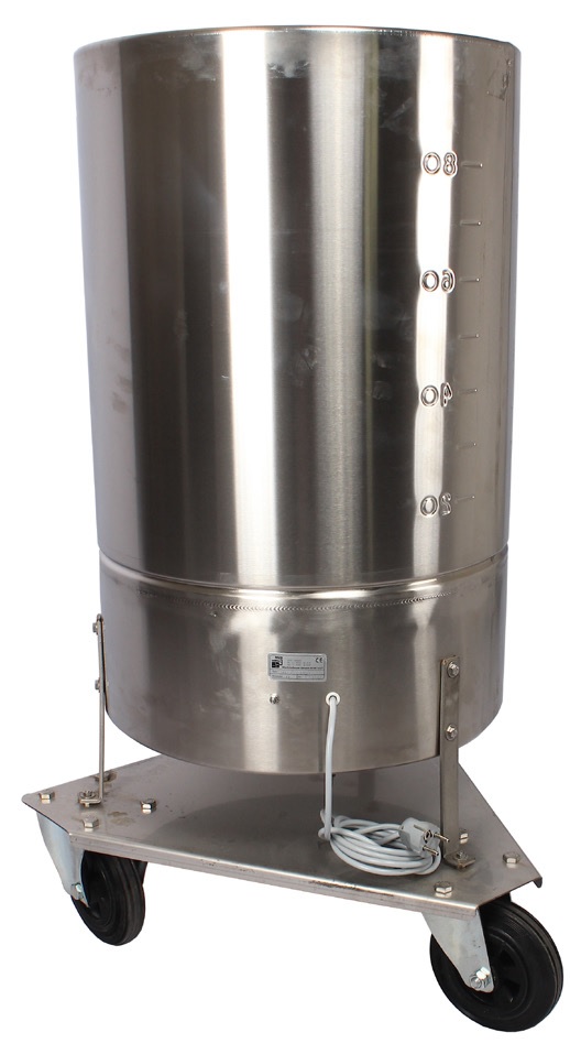 Kälbermilchmixer 90 Liter auf Rädern