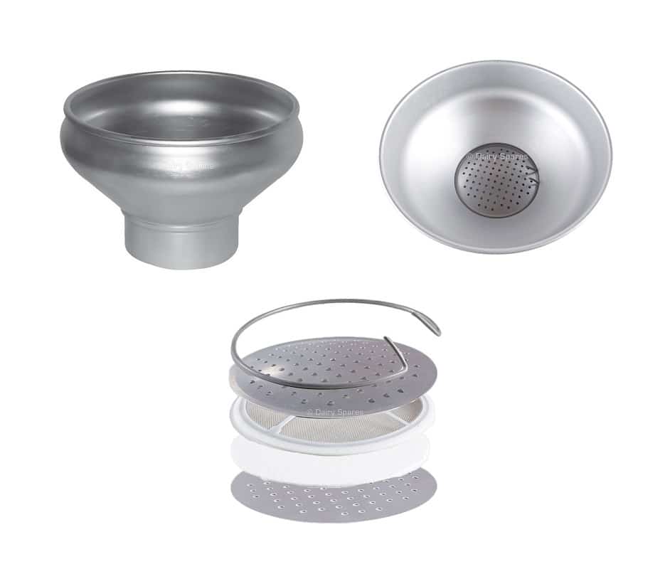 Aluminium Milk Strainer Set Complete FSF20A