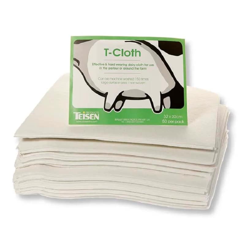 Teisen dairy t-cloth for uddercare – pack of 50 TW110C